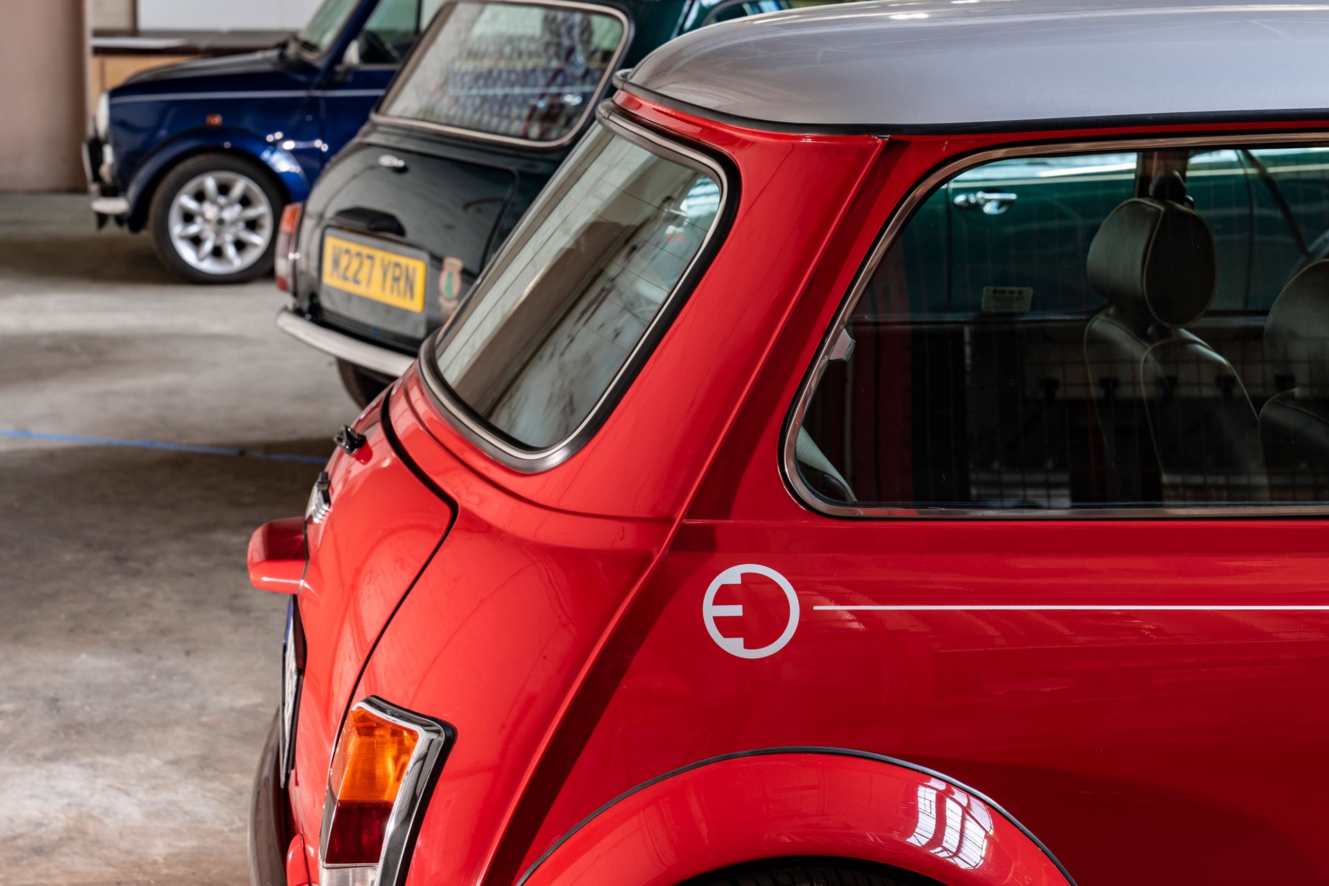 MINI Sustainability - MINI Recharged - classic mini to all-electric mini electric conversion